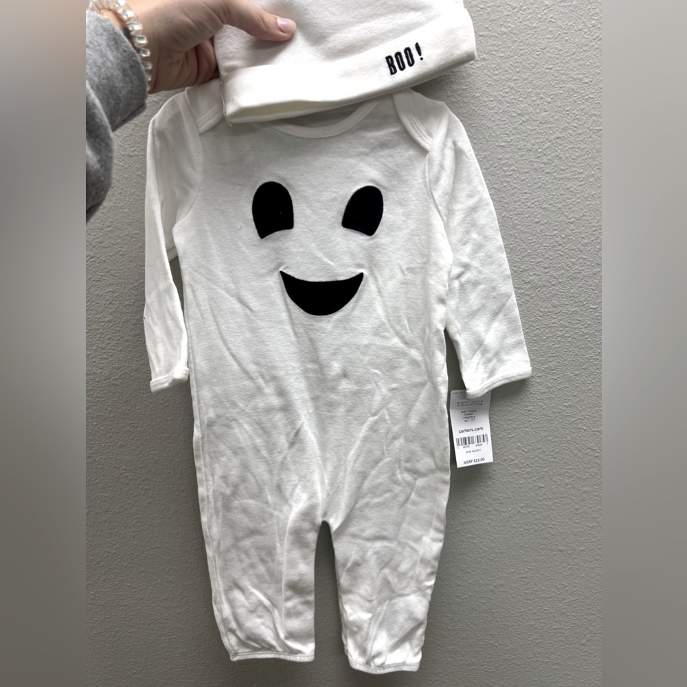 Halloween Onesie with matching hat